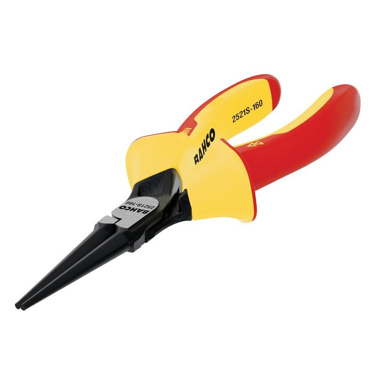 Bahco 2521S ERGO™ Insulated Round Nose Pliers 160mm (6.1/4in) - Watson Hire