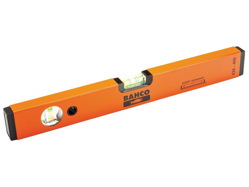 Bahco 426-400 Rectangular Aluminium Profile Spirit Level 40cm