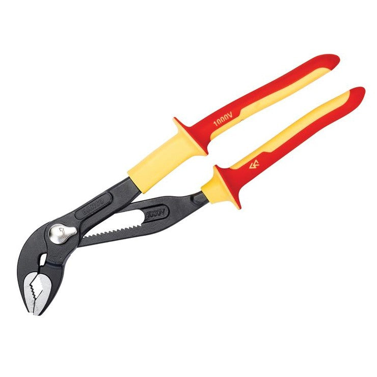 Bahco VDE Quick-Adjust Water Pump Pliers 250mm - 44mm Capacity