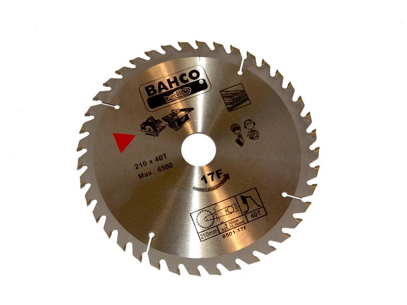 Bahco 8501-17S Mitre Saw Blade for Aluminium & Plastic 210 x 30mm x 48T
