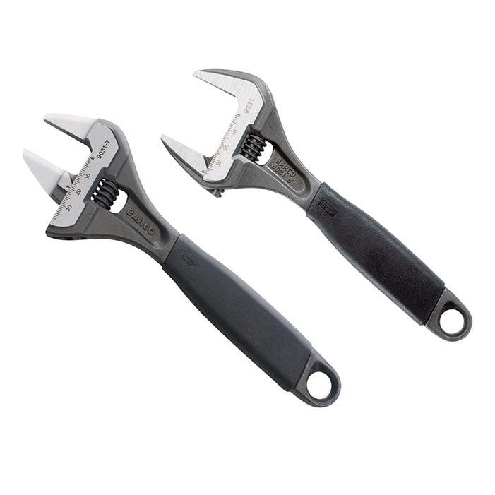 Bahco ERGO™ Extra Wide Jaw Adjustable Wrench Twin Pack