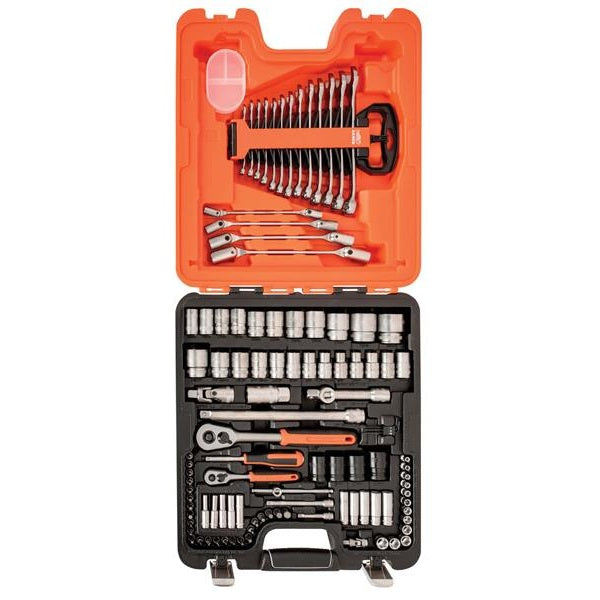 Bahco S106 1/4in &1/2in DriveSocket & Spanner Set, 106 Piece