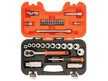 BAHCO 3/8IN DRIVE SOCKET SET (34 PIECE)