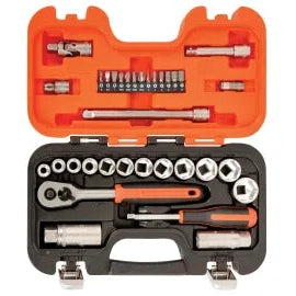 BAHCO 3/8IN DRIVE SOCKET SET (34 PIECE)