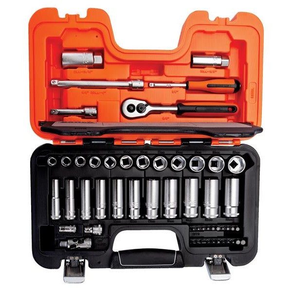 Bahco S330L 3/8in Deep Drive Socket Set, 53 Piece