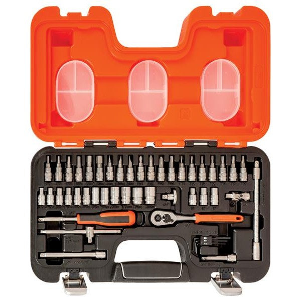 Bahco S460 1/4in Drive Socket Set, 46 Piece