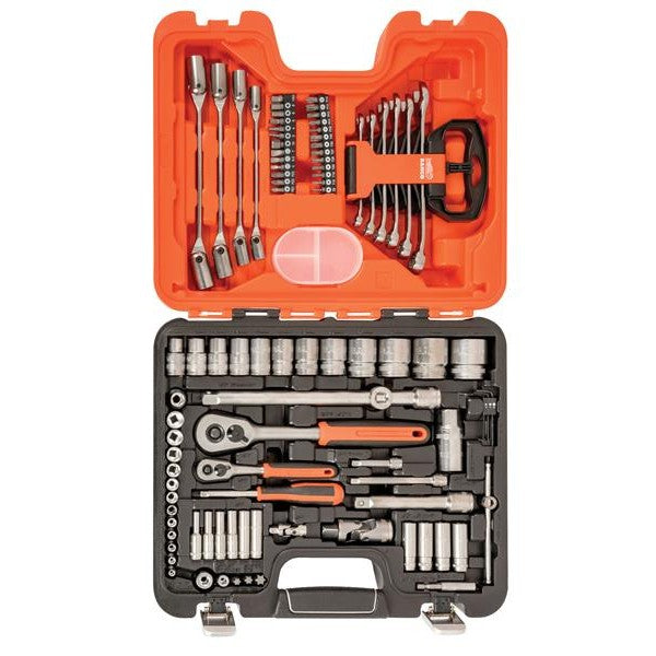 Bahco S910 1/4 & 1/2in Drive Socket & Spanner Set, 92 Piece