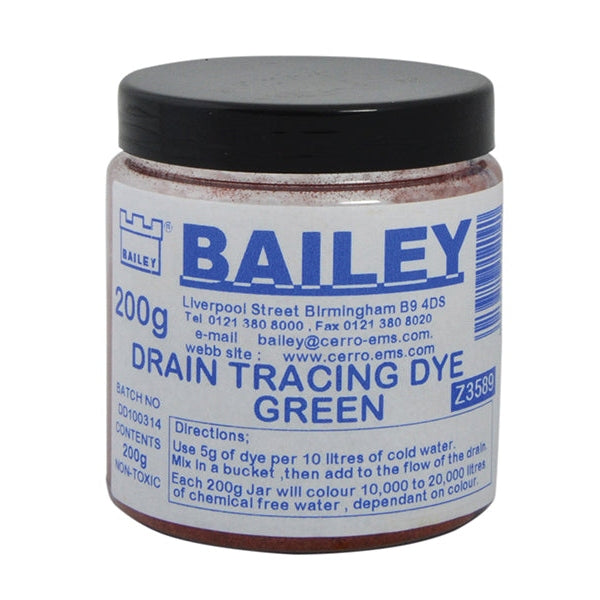 Bailey 3589 Drain Tracing Dye - Green