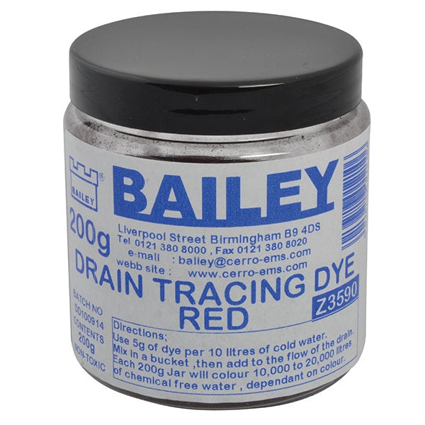 Bailey 3590 Drain Tracing Dye - Red