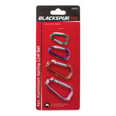 BLACKSPUR ALUMINIUM SPRING LINK SET 4PC