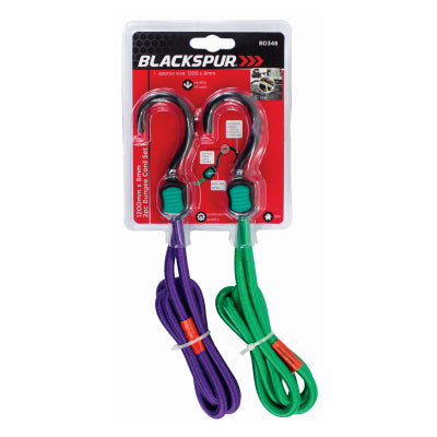 BLACKSPUR 2PC BUNGEE CORD SET 1200MM X 8MM