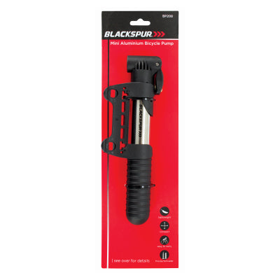 BLACKSPUR MINI ALUMINIUM BICYCLE PUMP