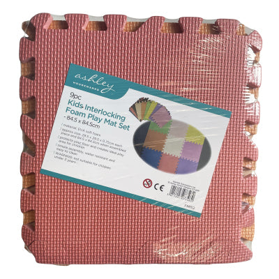 ASHLEY KIDS INTERLOCKING FOAM PLAY 9PC