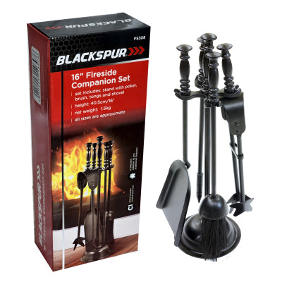 BLACKSPUR 16" FIRESIDE COMPANION SET