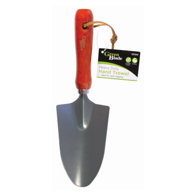 GREENBLADE HEAVY DUTY HAND TROWEL WITH WOODEN HANDLE