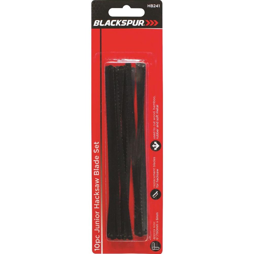 10PC JUNIOR HACKSAW BLADE SET