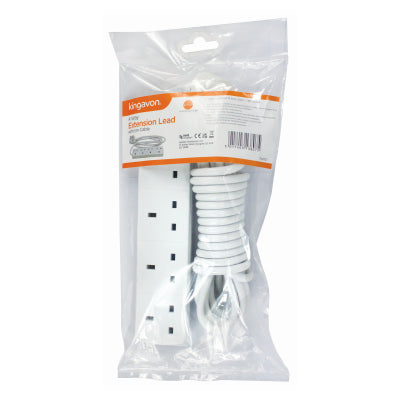 KINGAVON 4 WAY 5M EXTENSION LEAD