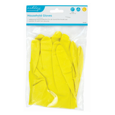 2 PAIRS HOUSEHOLD GLOVES - LARGE