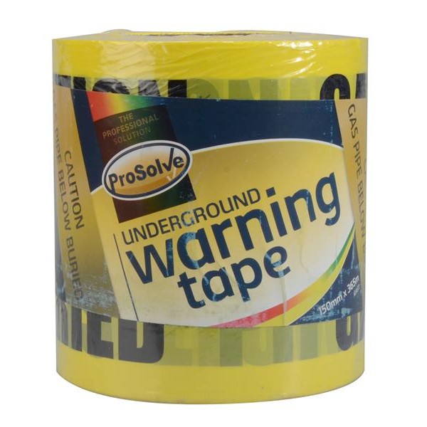 BOD Underground Warning Tape 365m - Gas Below