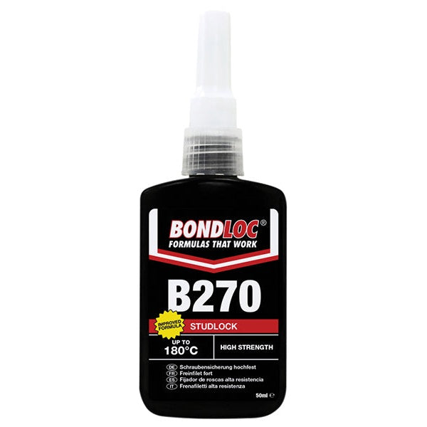 Bondloc B270 Studlock High Strength Threadlocker 50ml