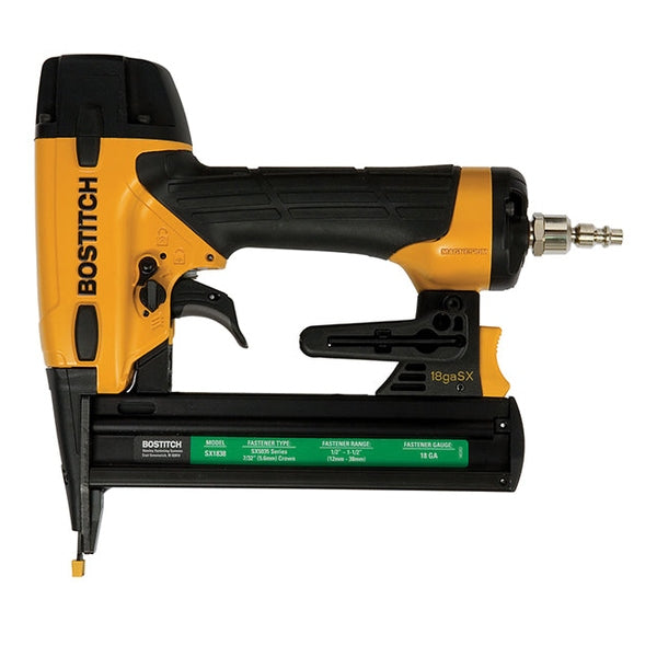 Bostitch SX1838-E Pneumatic Stapler 38mm 18 Gauge