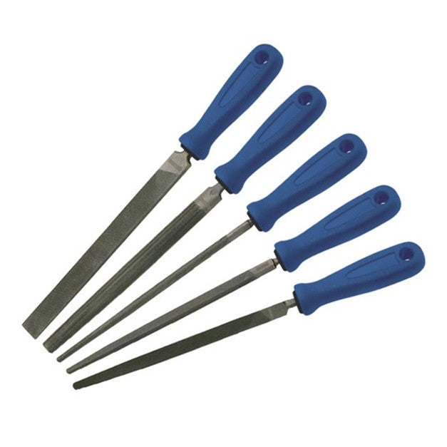 Expert Second Cut File Set, 5 Piece