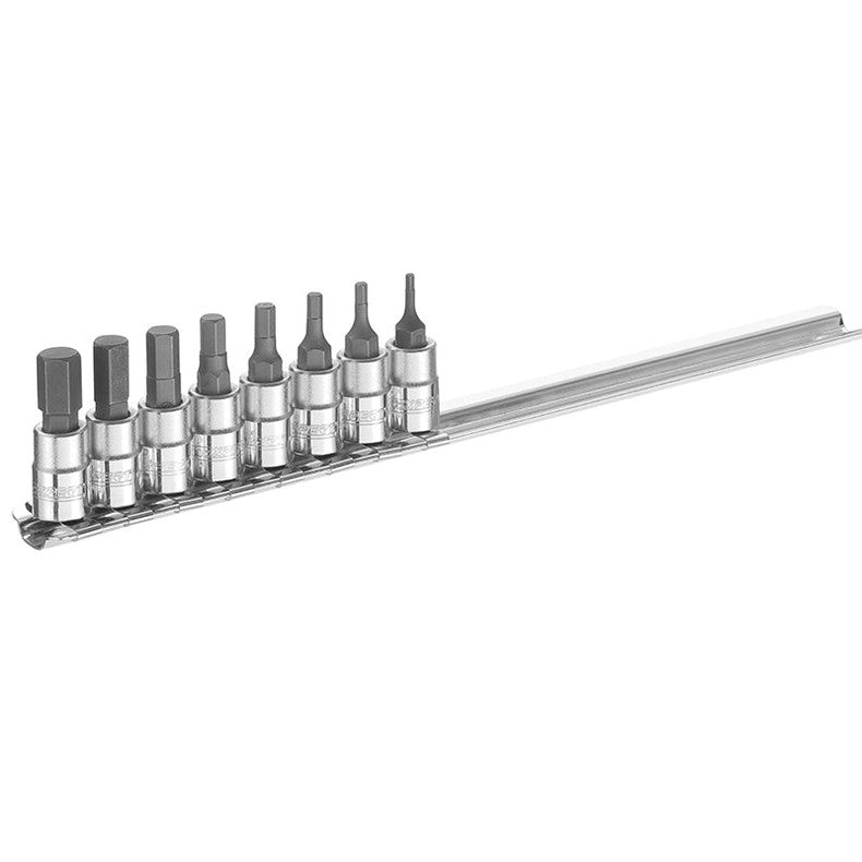 Expert 1/4in Drive Hex Bit Socket Set, 8 Piece