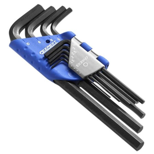 Expert Metric Hexagon Key Long Arm Set, 9 Piece - Watson Hire