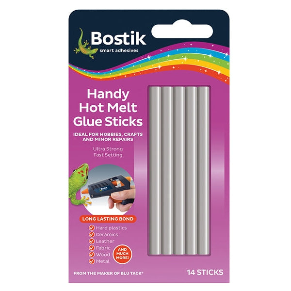 Bostik Handy Hot Melt Glue Sticks (Pack 14)