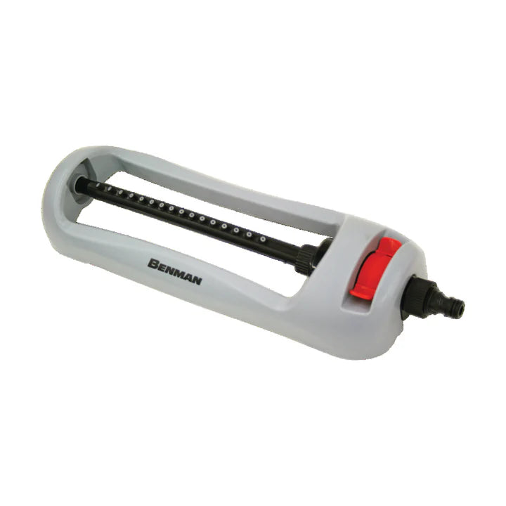 BENMAN COMPACT OSCILLATING SPRINKLER & WATER HOSE CONNECTOR
