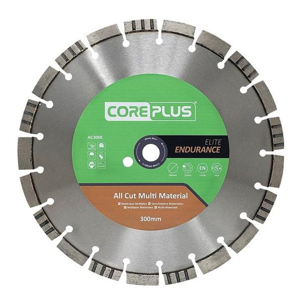 CorePlus AC300E Elite All Cut Multi-Material Diamond Blade 300mm