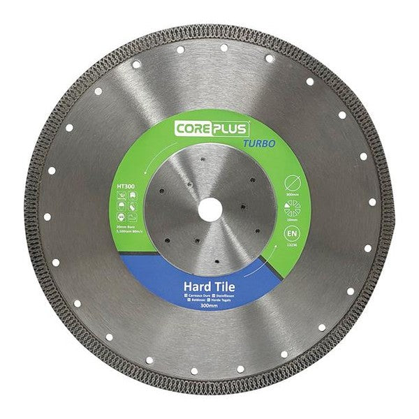 CorePlus HT300 Hard Tile Turbo Diamond Blade 300mm