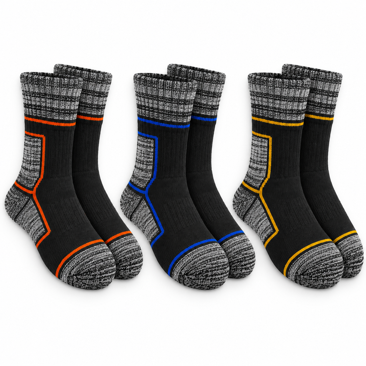 TUFFGRIP MICROFLEX SOCKS 12 PACK SIZE 6-11