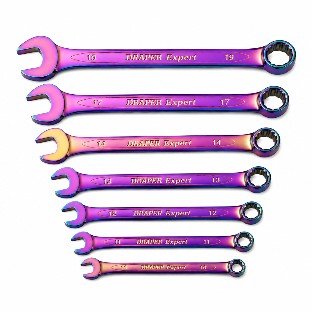 DRAPER 7PC RAINBOW SPANNER SET