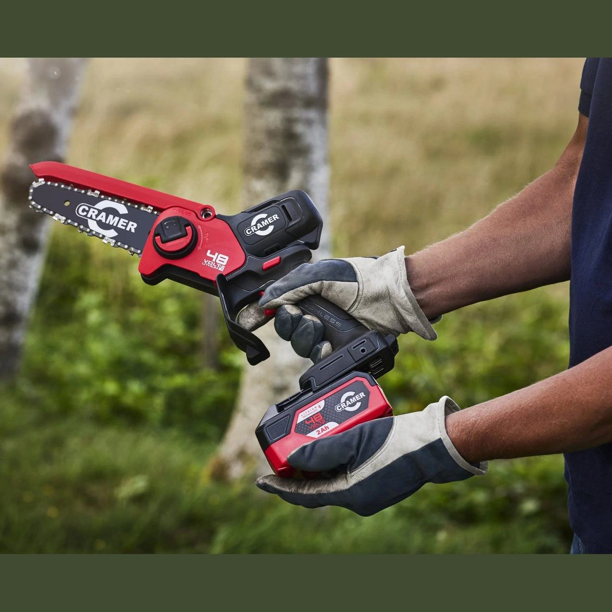 CRAMER 48V MINI - CHAINSAW / PRUNER WITH OILER KIT