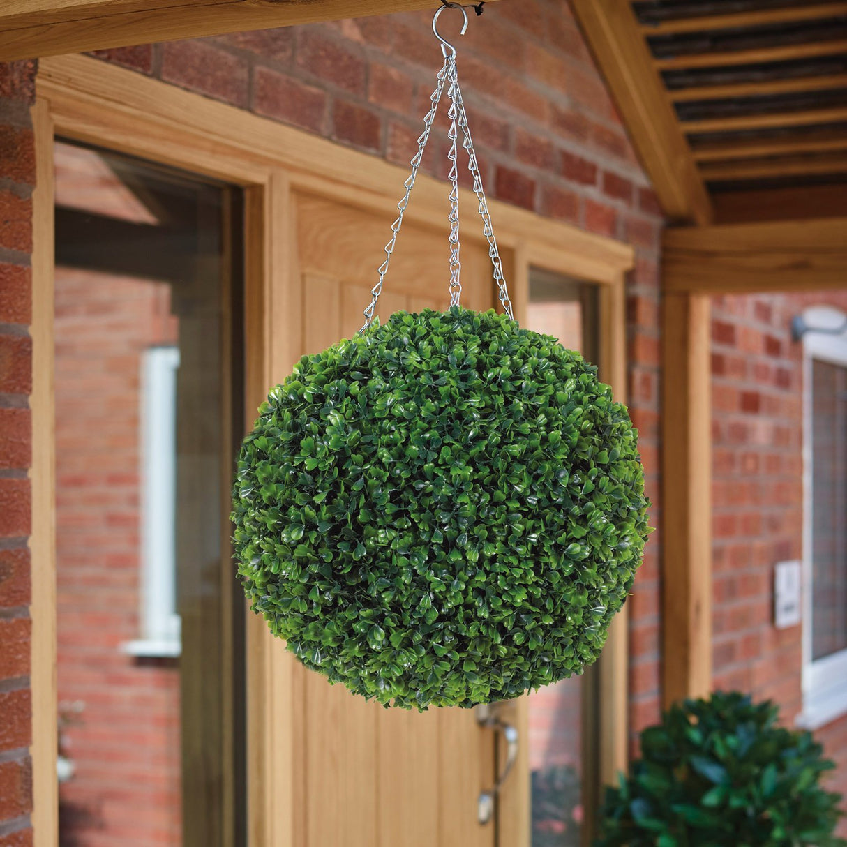 NEARLY NATURAL TOPIARY BALL LEAF EFFECT 30CM