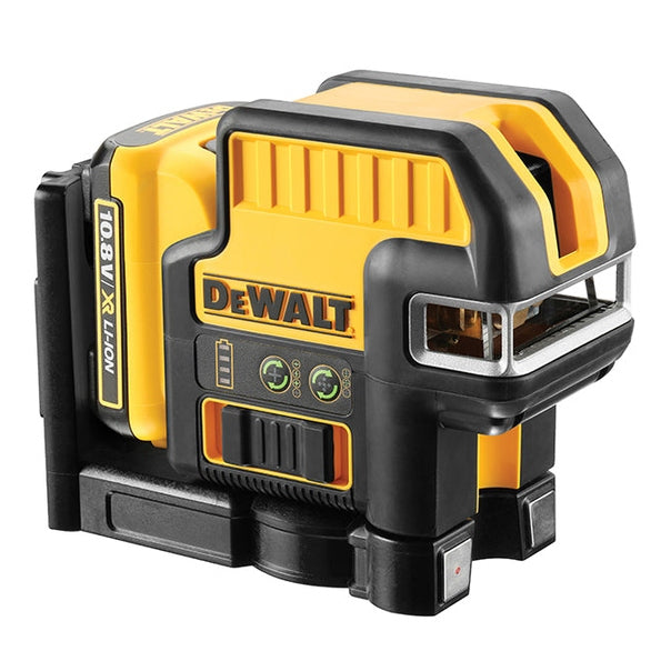 DEWALT DCE0825D1G 5 Spot Cross Line Laser Green 12V 1 x 2.0Ah Li-ion