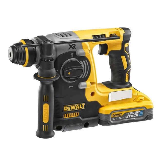 DEWALT DCH273H2T XR Brushless SDS Plus 3 Mode Hammer 18V 2 x POWERSTACK™ 5.0Ah Li-ion