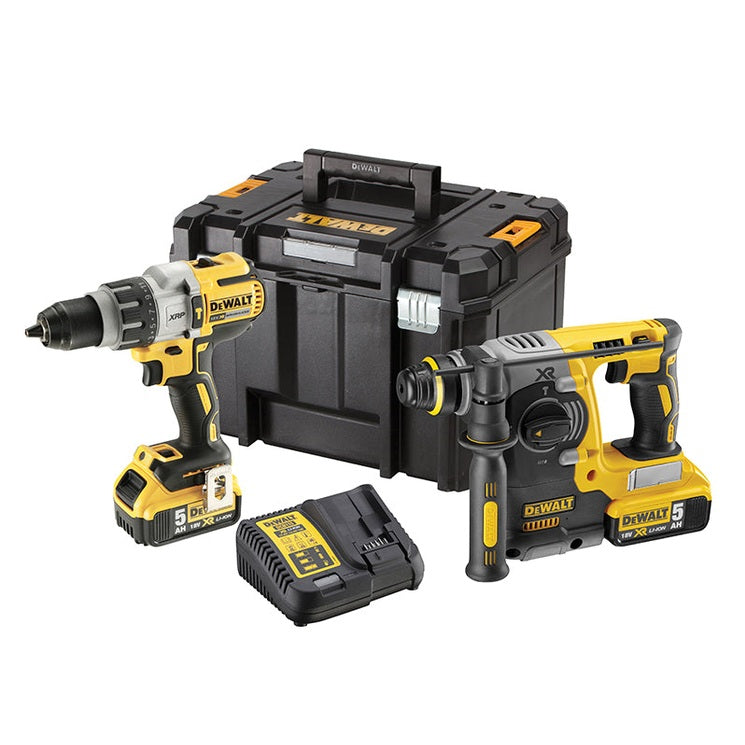 DEWALT DCK229P2T Twin Pack 18V 2 x 5.0Ah Li-ion