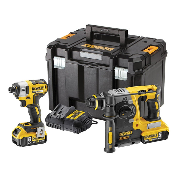 DEWALT DCK2532P2 XR Brushless Twin Pack 18V 2 x 5.0Ah Li-ion