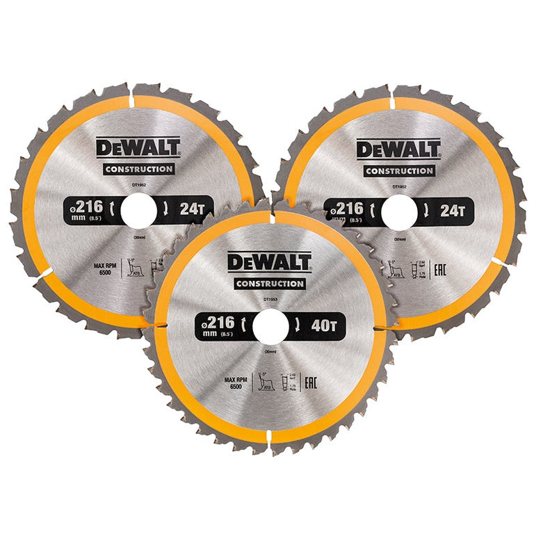 DEWALT DT1962 Construction Circular Saw Blades - Watson Hire