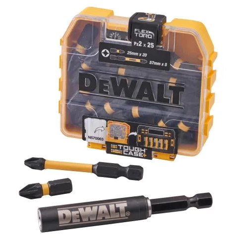 DEWALT 25 PIECE PZ2 FLEXTORQ IMPACT BIT SET