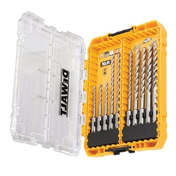 DEWALT DT70752 SDS Plus XLR Full Head Carbide Drill Bit Set, 10 Piece