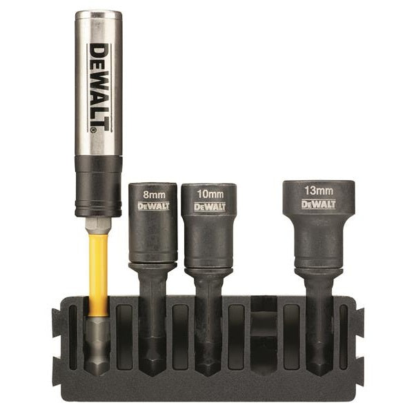 DEWALT 5pc Bit Bar Nutdriver 8mm, 10mm & 13mm