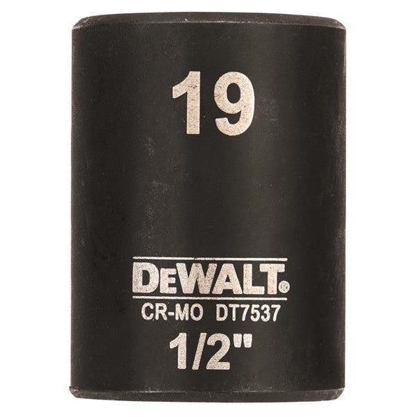 DEWALT DT7537 1/2in Shallow Impact Socket 19mm