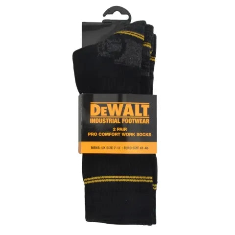 DEWALT BOOT SOCKS (2 PAIRS)