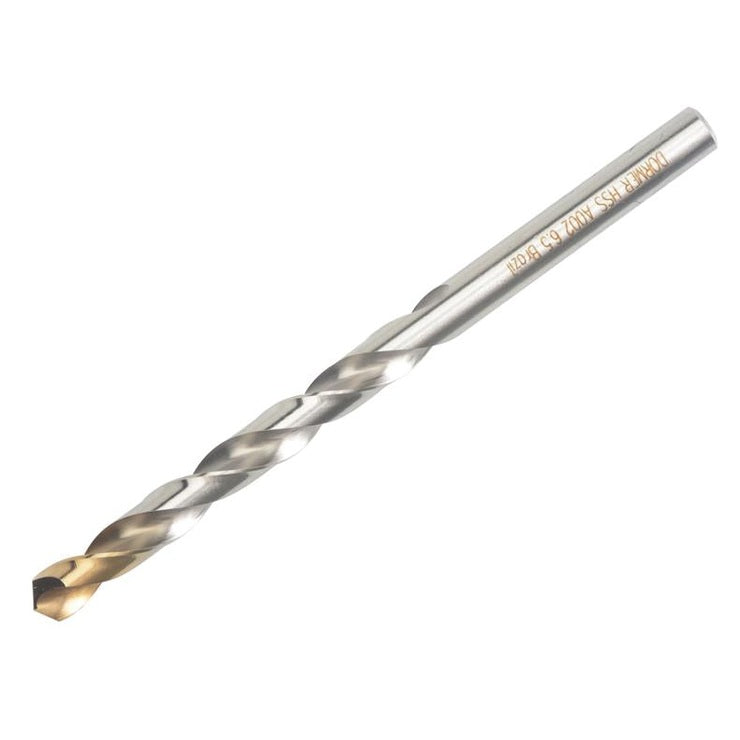 Dormer A002 HSS-TiN Coated Jobber Drill 6.50mm OL:101mm WL:63mm
