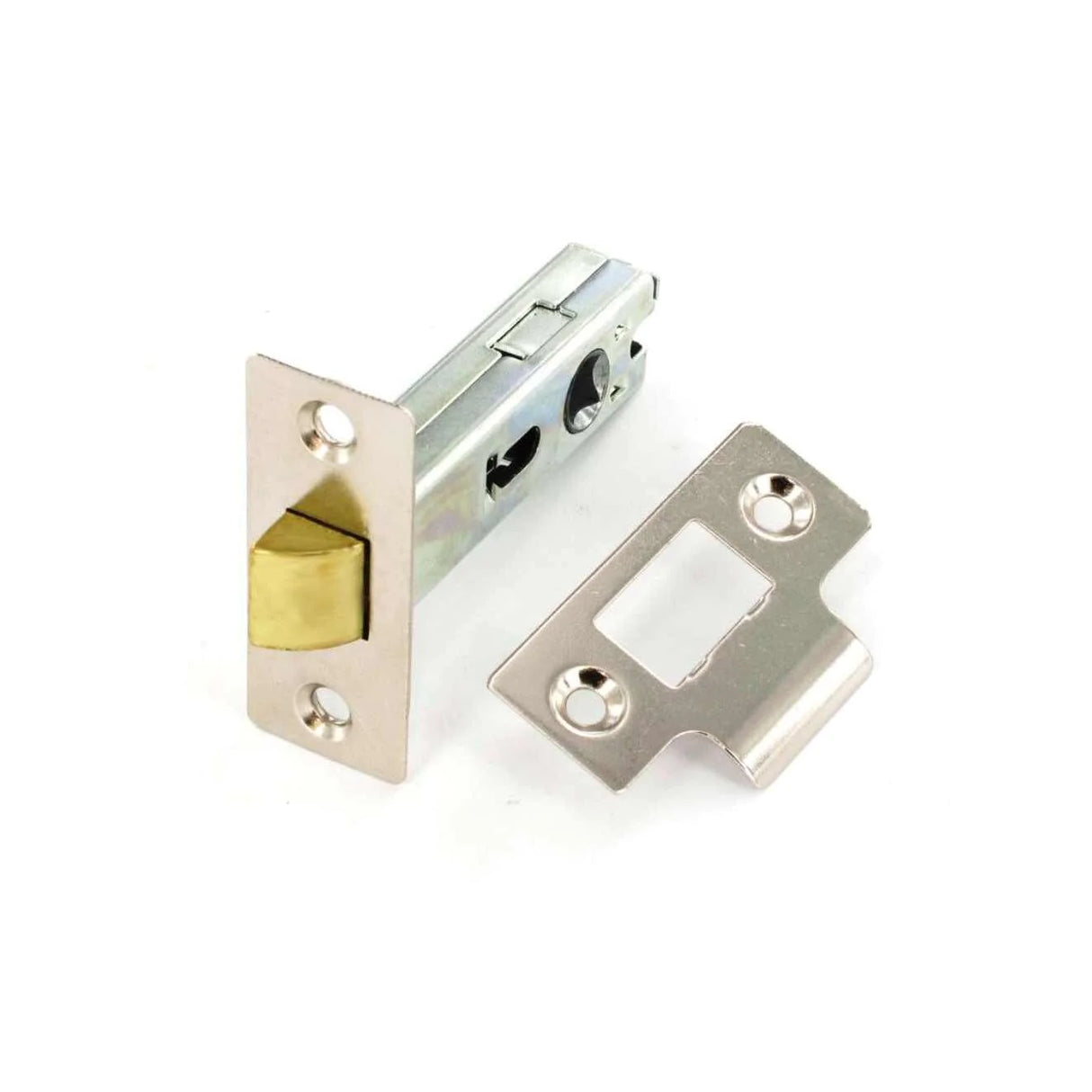 DOORWORKS MORTICE TUBULAR LATCH BOLT THROUGH NP 75MM
