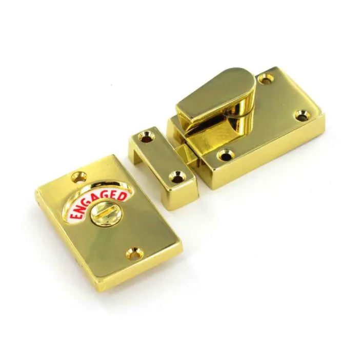 DOORWORKS BRASS INDICATOR BOLT 60MM