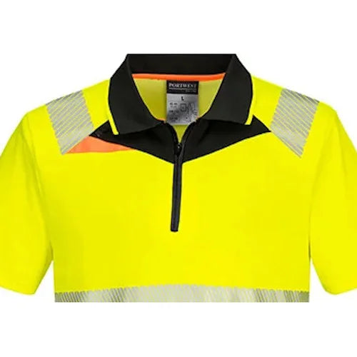 PORTWEST DX4 HI-VIS POLO SHIRT